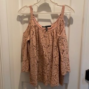 White House black market lace top